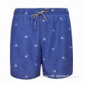 waterproof quick dry men swim trunks short printing